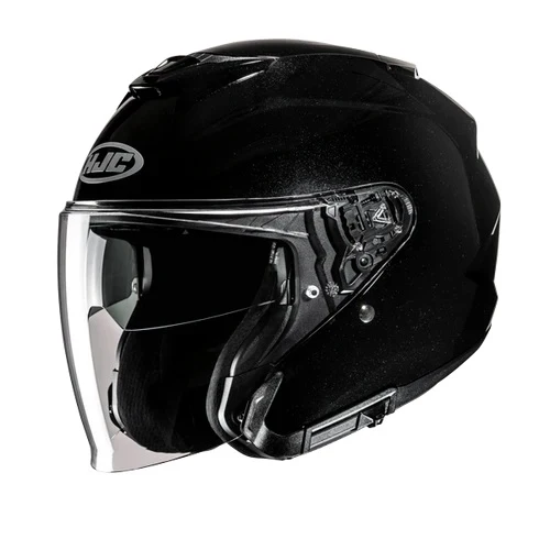 CASCO JET HJC I31 NERO METALIZZATO