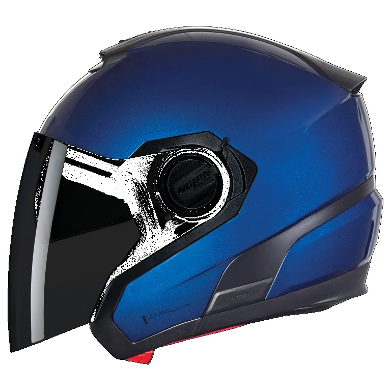 CASCO JET NOLAN N40-5 OMOL.06 CLASSICO NOBIL312 BLU METALIZZATO