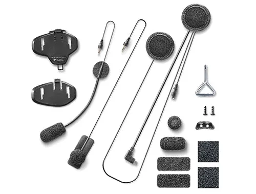 KIT AUDIO STEREO CON DOPPIO MICROFONO E BASETTE LINK TOUR-SPORT-URBAN