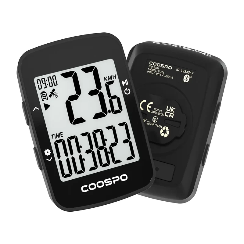 Ciclocomputer Coospo Gps BC26 - Nero