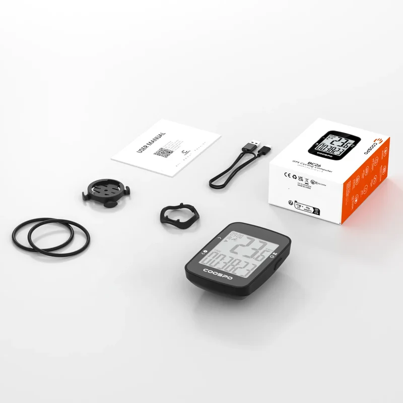 Ciclocomputer Coospo Gps BC26 - Nero