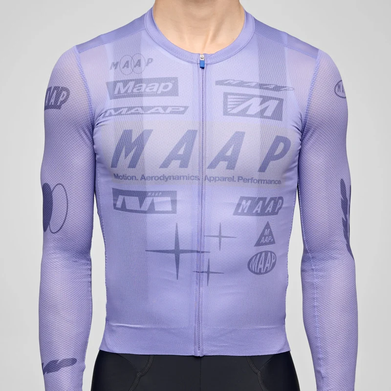Maglia maniche lunghe Maap Drome Pro Air 3.0 - Viola