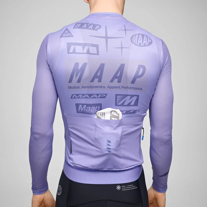 Maglia maniche lunghe Maap Drome Pro Air 3.0 - Viola