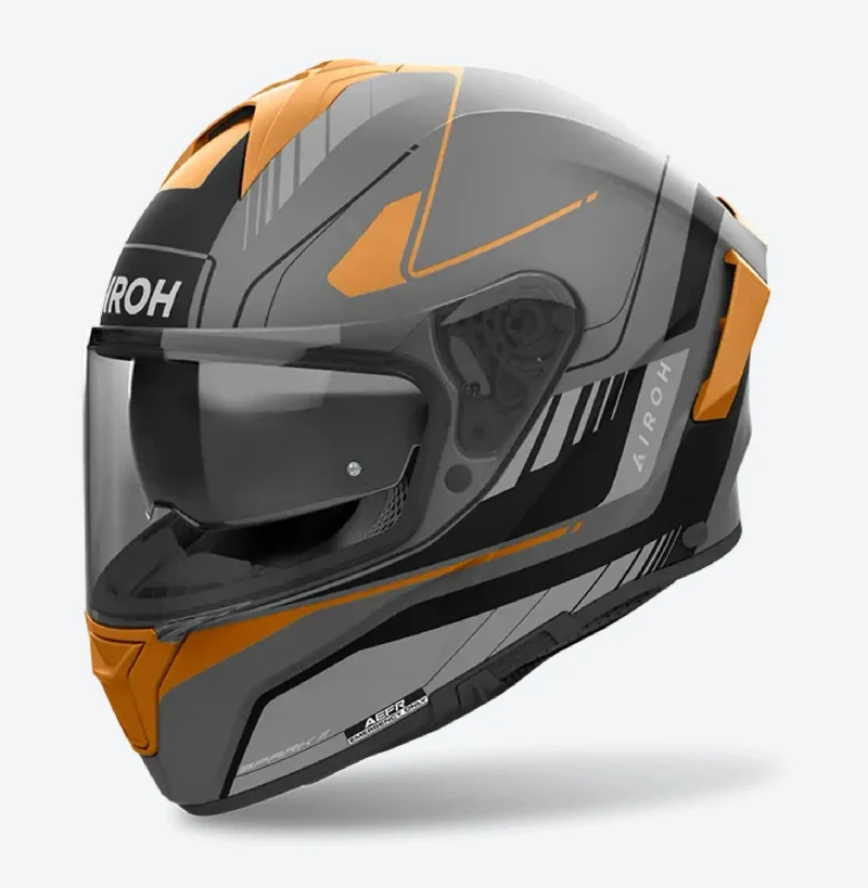 CASCO AIROH INTEGRALE SPARK 2 SPARK 2 SP2C91 GRIGIO NERO ORO OPACO