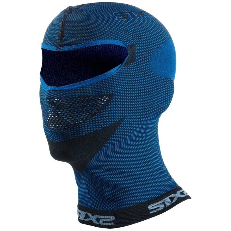 SOTTOCASCO INTEGRALE BLU-CARBONIO SIX2 TAGLIA UNICA