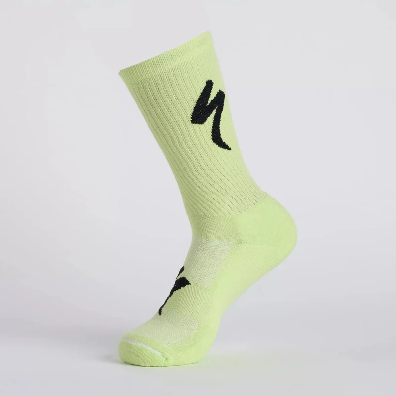 Calze Specialized Techno MTB Tall - Verde fluo