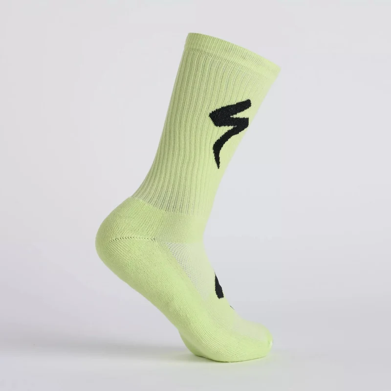 Calze Specialized Techno MTB Tall - Verde fluo