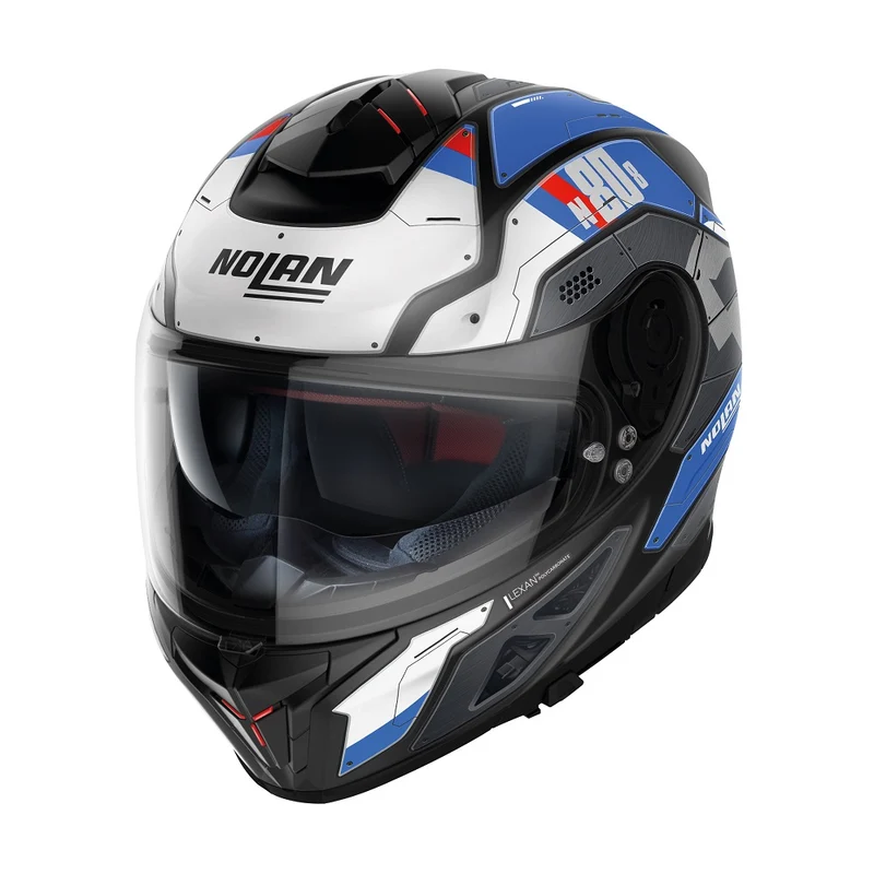CASCO INTEGRALE NOLAN N80-8 STARSCREAM N-COM036 NERO BIANCO BLU