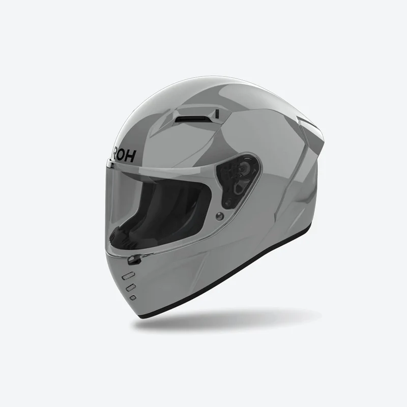 CASCO INTEGRALE AIROH CONNOR COLOR OM.22.06 GRIGIO CHIARO LUCIDO