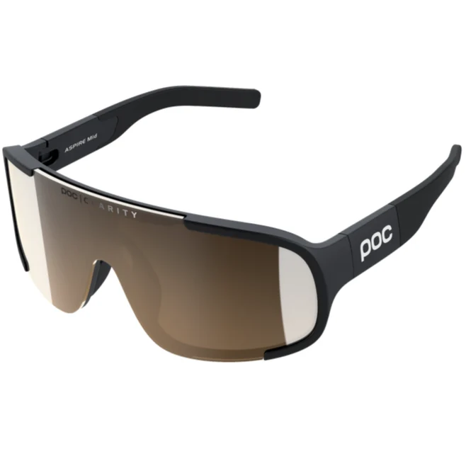 Occhiali Poc Aspire Mid - Uranium Black Clarity Trail Partly Sunny Silver