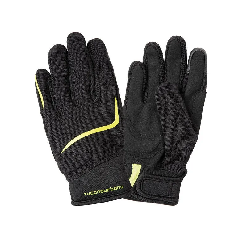 Guanto MIKY KID Nero–Giallo Fluo TAGLIA 8 ANNI
