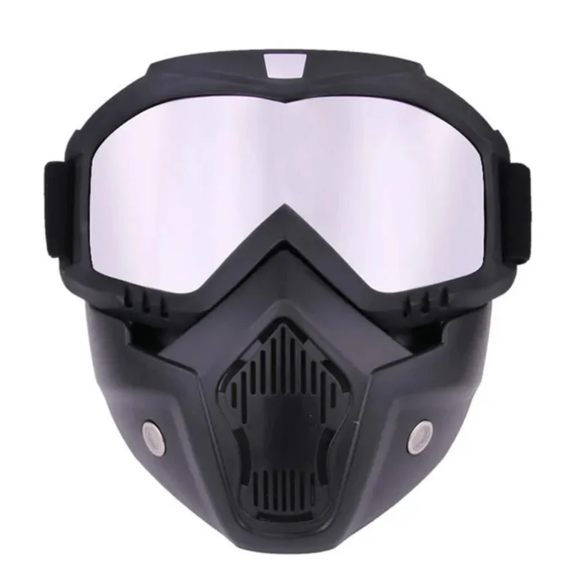 MASCHERA CASCO JET LENTE TRASPARENTE