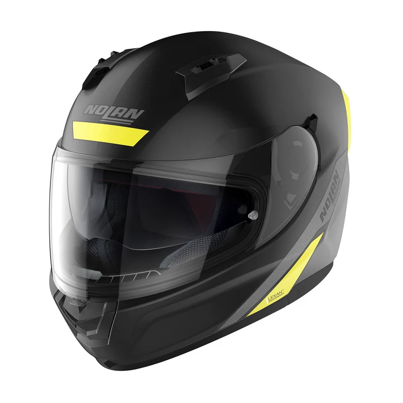 CASCO NOLAN INTEGRALE N60-6 STAPLE 042 NERO GIALLO FLU OPACO