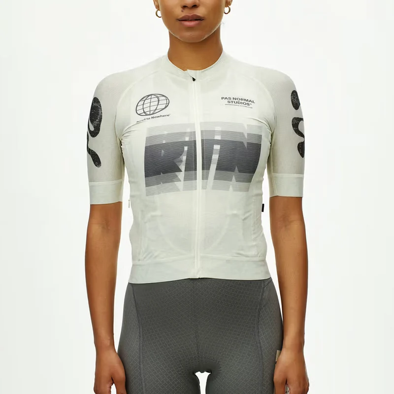 Maglia donna Pas Normal Studios Mechanism Logo AOP RTN - Bianco