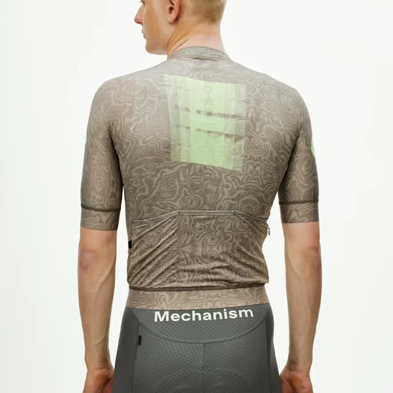 Maglia Pas Normal Studios Mechanism Logo AOP RTN - Verde