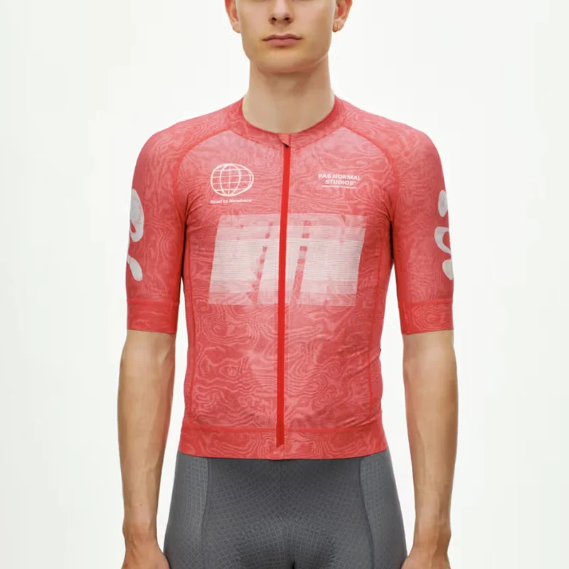Maglia Pas Normal Studios Mechanism Logo AOP RTN - Rosso