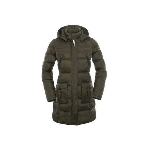GIUBBINO PIUMINO DONNA ULTRA LEGGERO LAURA VERDE SCURO