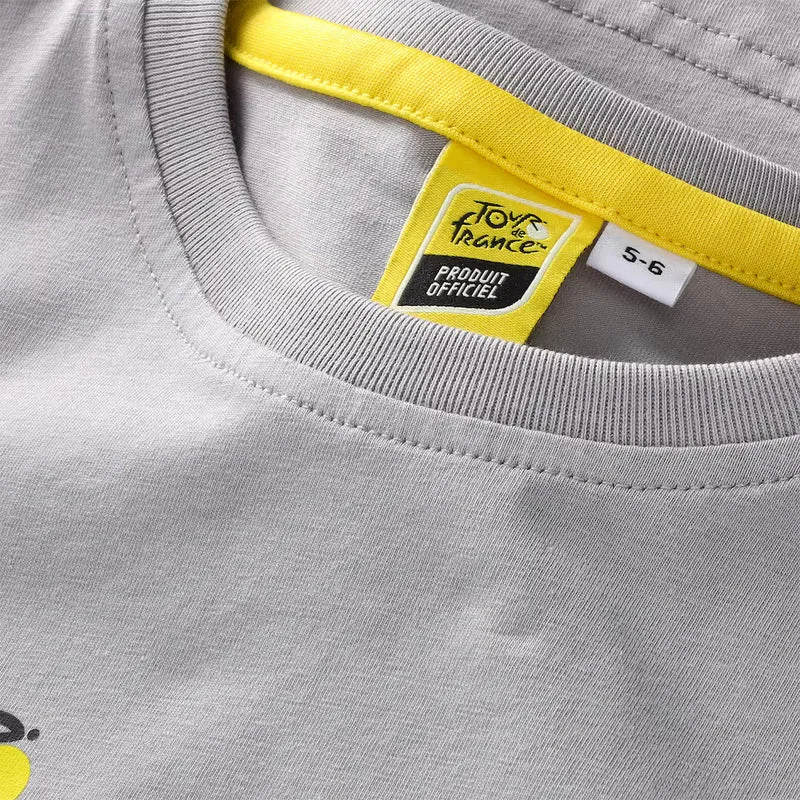 T-Shirt bambino Tour de France Parcours 2026 - Grigio