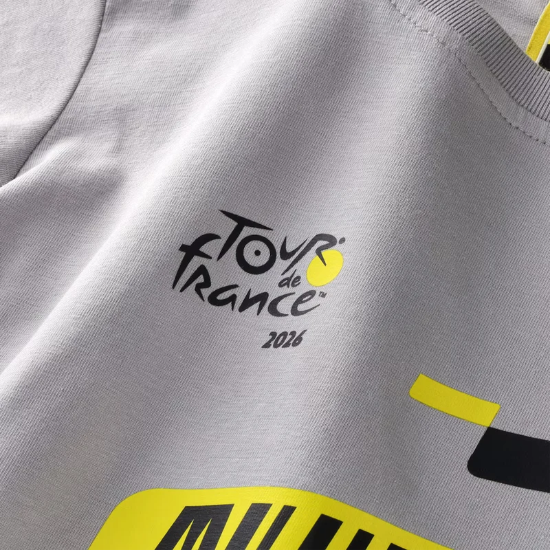 T-Shirt bambino Tour de France Parcours 2026 - Grigio