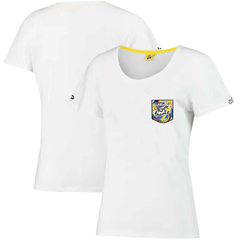 T-Shirt donna Tour de France Coeur - Bianco