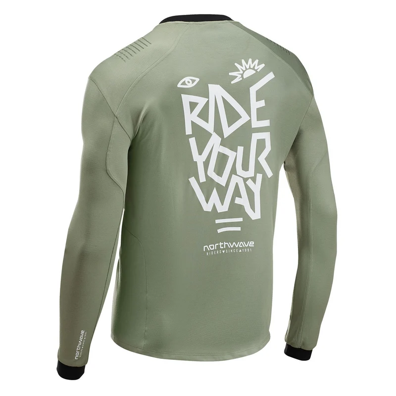 Maglia maniche lunghe Northwave Sharp - Verde