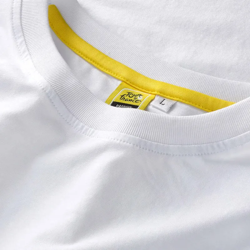 T-Shirt Tour de France Parcours 2026 - Bianco