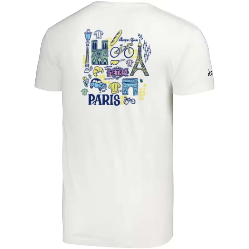 T-Shirt Tour de France Paris - Bianco