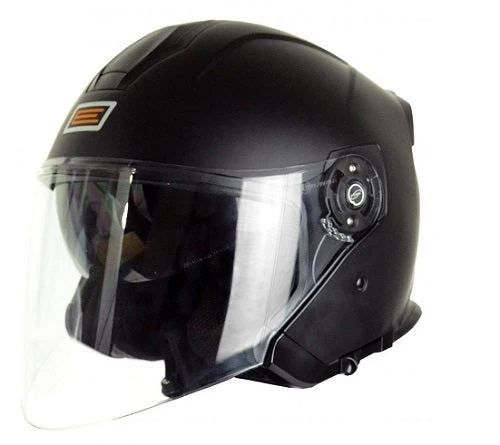 CASCO JET PALIO NERO OPACO PREDISPOSTO BLUETOOTH ORIGINE