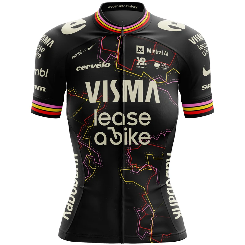 Maglia donna Team Visma Lease a bike 2026 - Giro Trilogy
