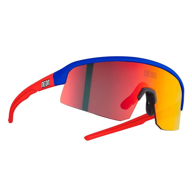 Occhiali Neon Viper Teenager - Blue red mirror red