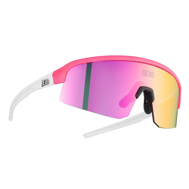 Occhiali Neon Viper Teenager - White pink mirror violet