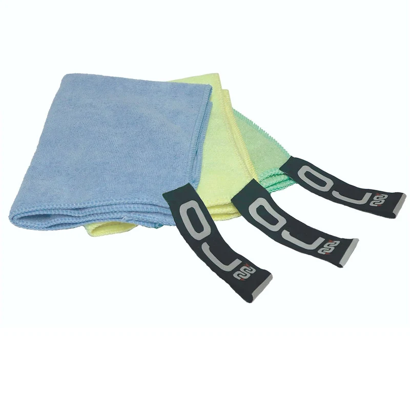 PANNO MICROFIBRA OJ TRIS BLU GIALLO VERDE