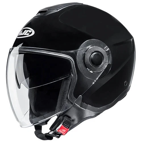 CASCO JET HJC I40N NERO METALIZZATO