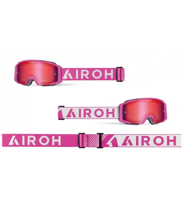OCCHIALI CROSS AIROH BLAST XR1 FUXIA OPACO