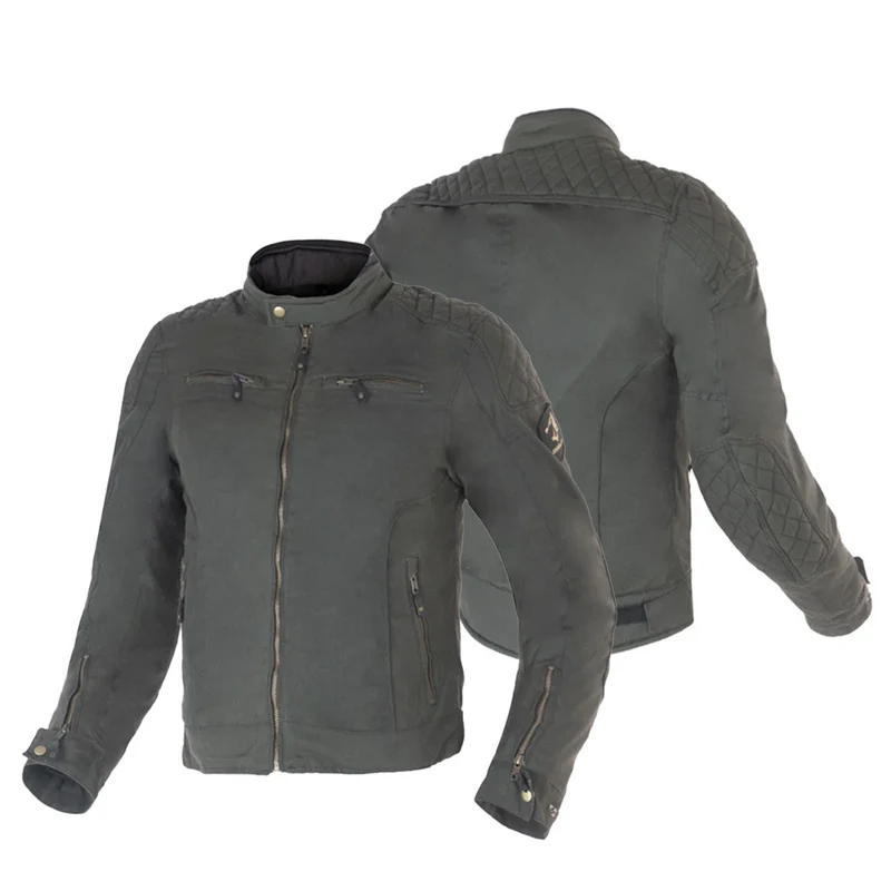 BELA FURY WAX GIACCA TESSUTO VERDE