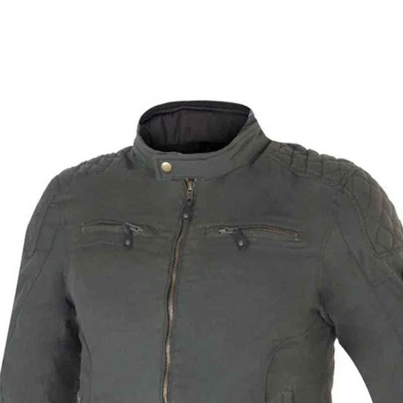 BELA FURY WAX GIACCA TESSUTO VERDE