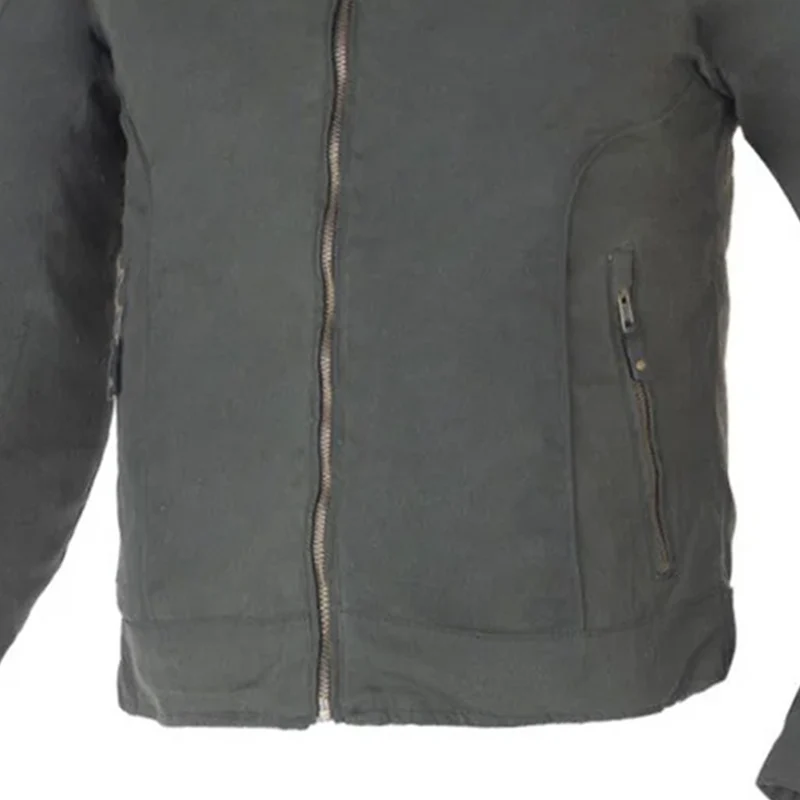 BELA FURY WAX GIACCA TESSUTO VERDE