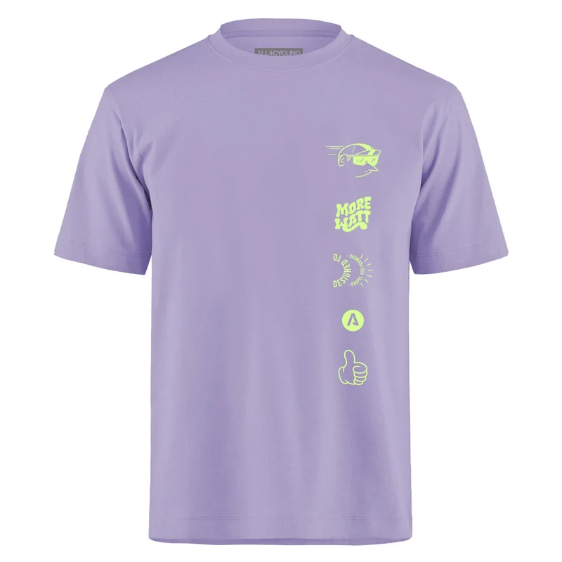 T-shirt More Watt - Lilla