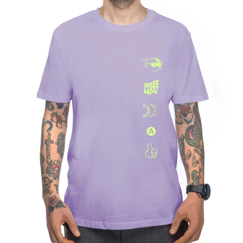 T-shirt More Watt - Lilla