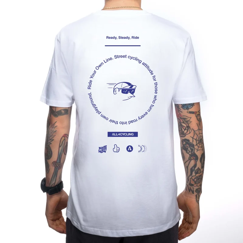 T-shirt More Watt - Bianco
