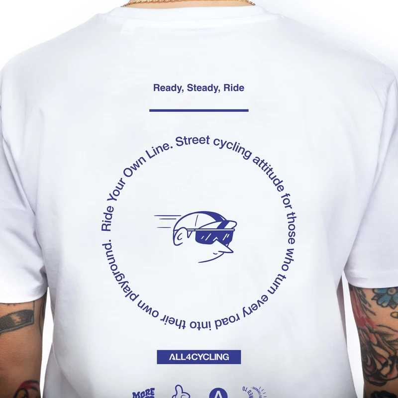 T-shirt More Watt - Bianco