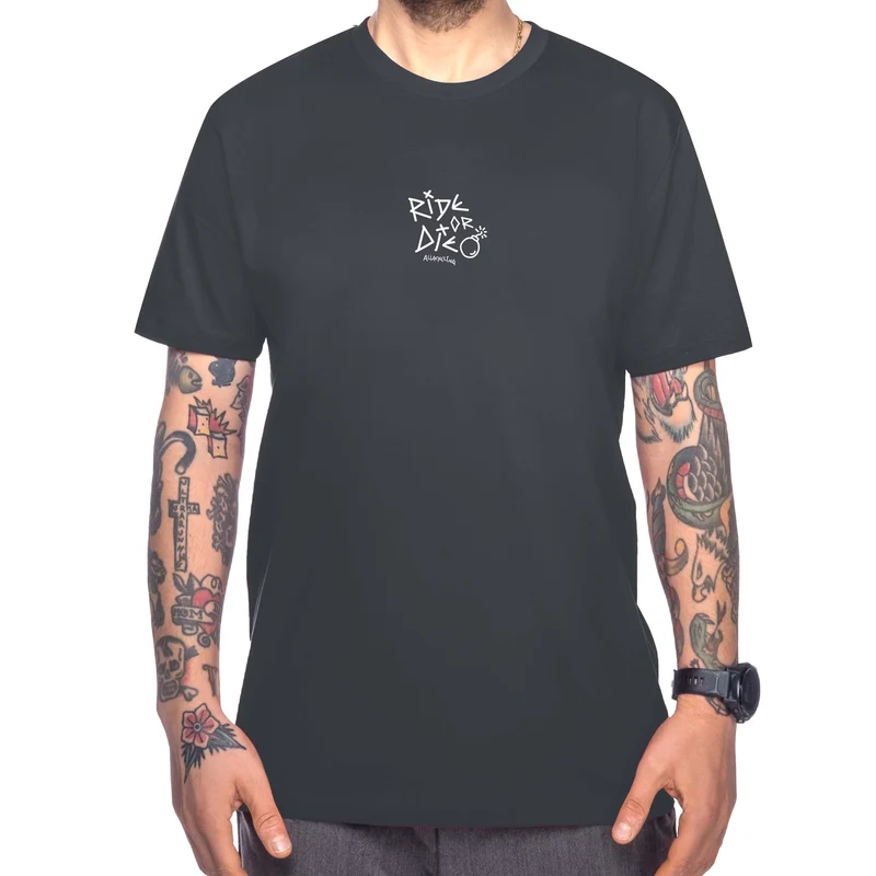 T-shirt Ride or Die - Nero