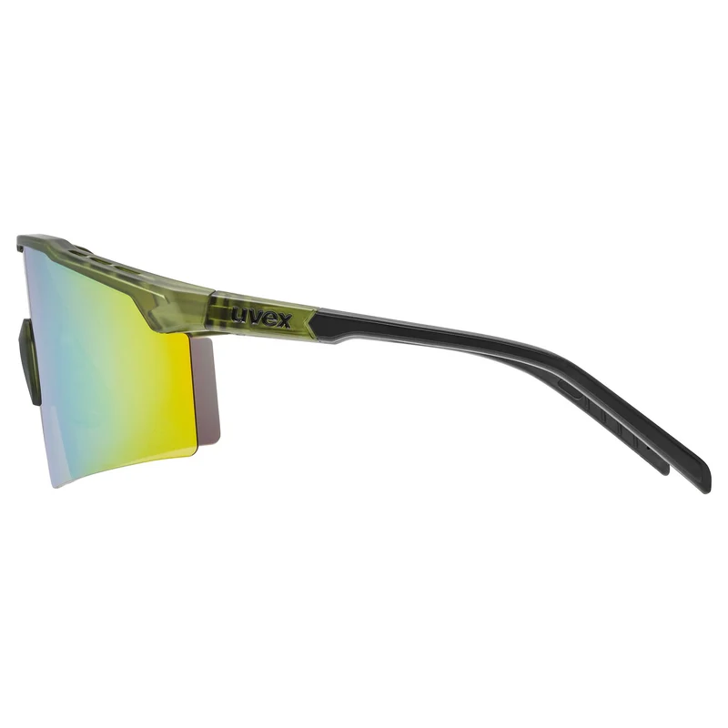 Occhiali Uvex Flowline - Olive Matt Mirror Gold