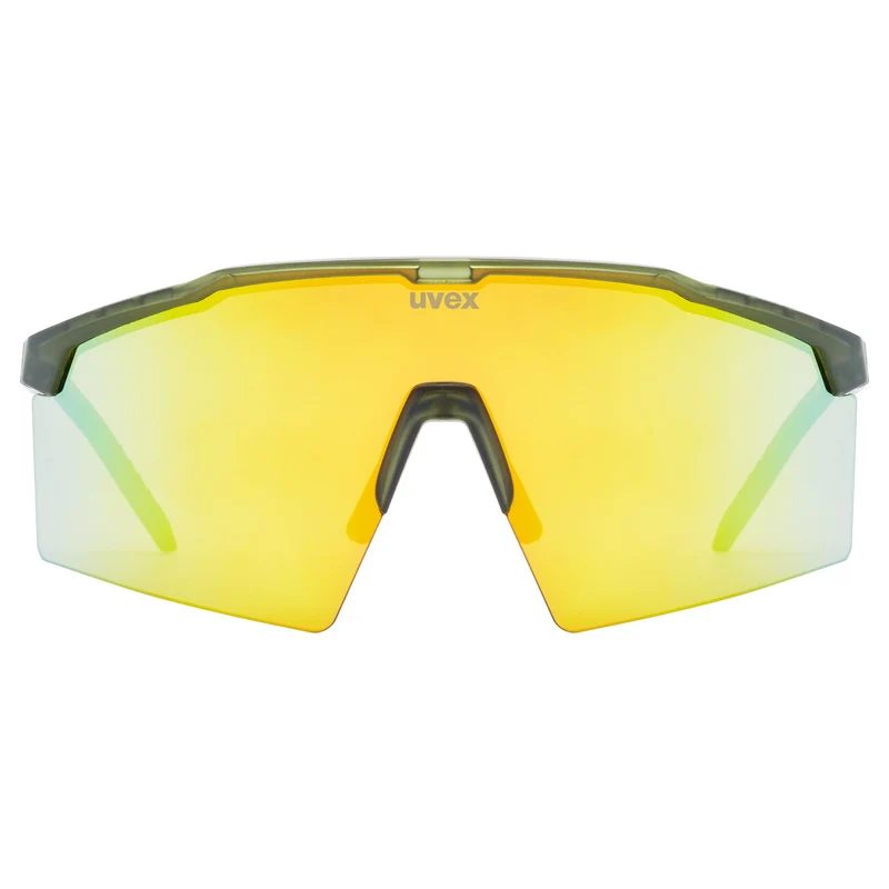 Occhiali Uvex Flowline - Olive Matt Mirror Gold