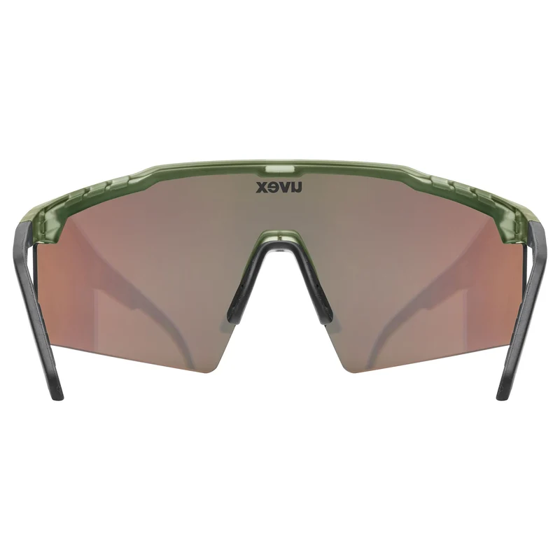 Occhiali Uvex Flowline - Olive Matt Mirror Gold