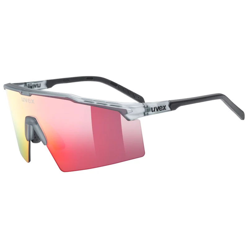 Occhiali Uvex Flowline - Smoke Matt Mirror Red