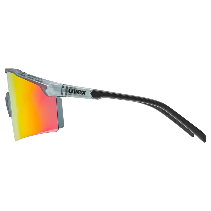 Occhiali Uvex Flowline - Smoke Matt Mirror Red