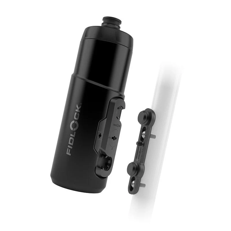 Borraccia Fidlock Twist 600 + bike base - Nero