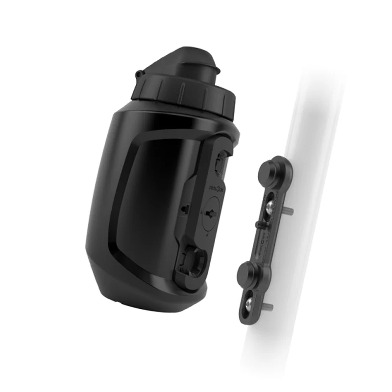 Borraccia Fidlock Twist 550 + bike base - Nero