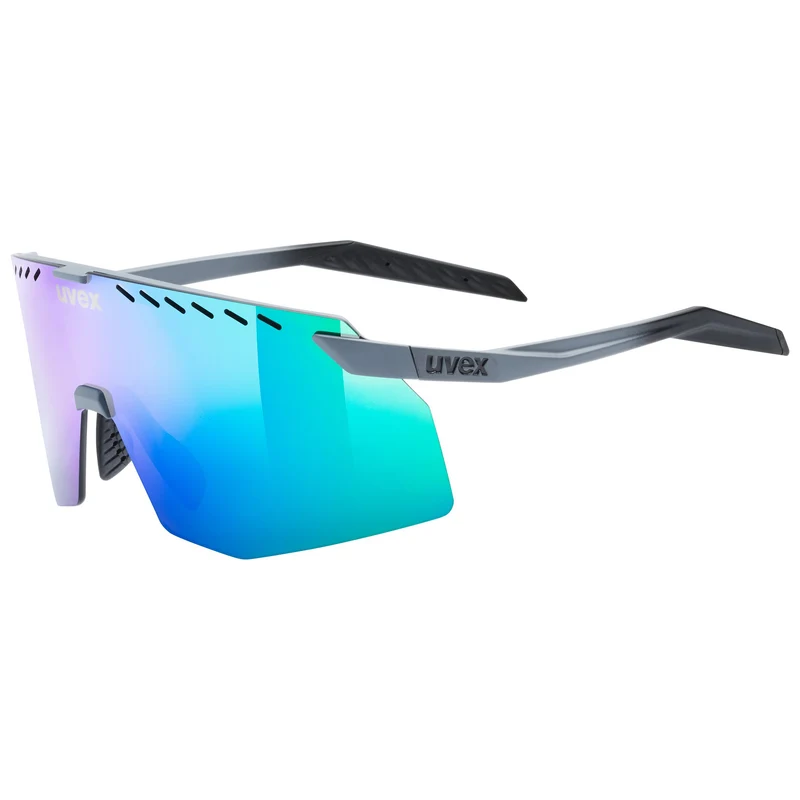 Occhiali Uvex Pace Stage - Grey Matte Mirror Green